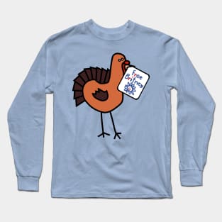 Free Britney with Thanksgiving Turkey Long Sleeve T-Shirt